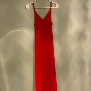 Red women’s dress